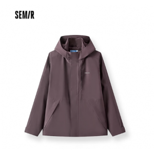 森马（Semir）都市护身服丨情侣外套航天联名连帽工装夹克春秋户外防风防水上衣