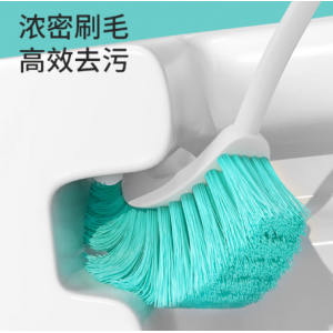 马桶刷子无死角洗厕所洁厕刷卫生间蹲便器刷清洁神器长柄软毛壁挂